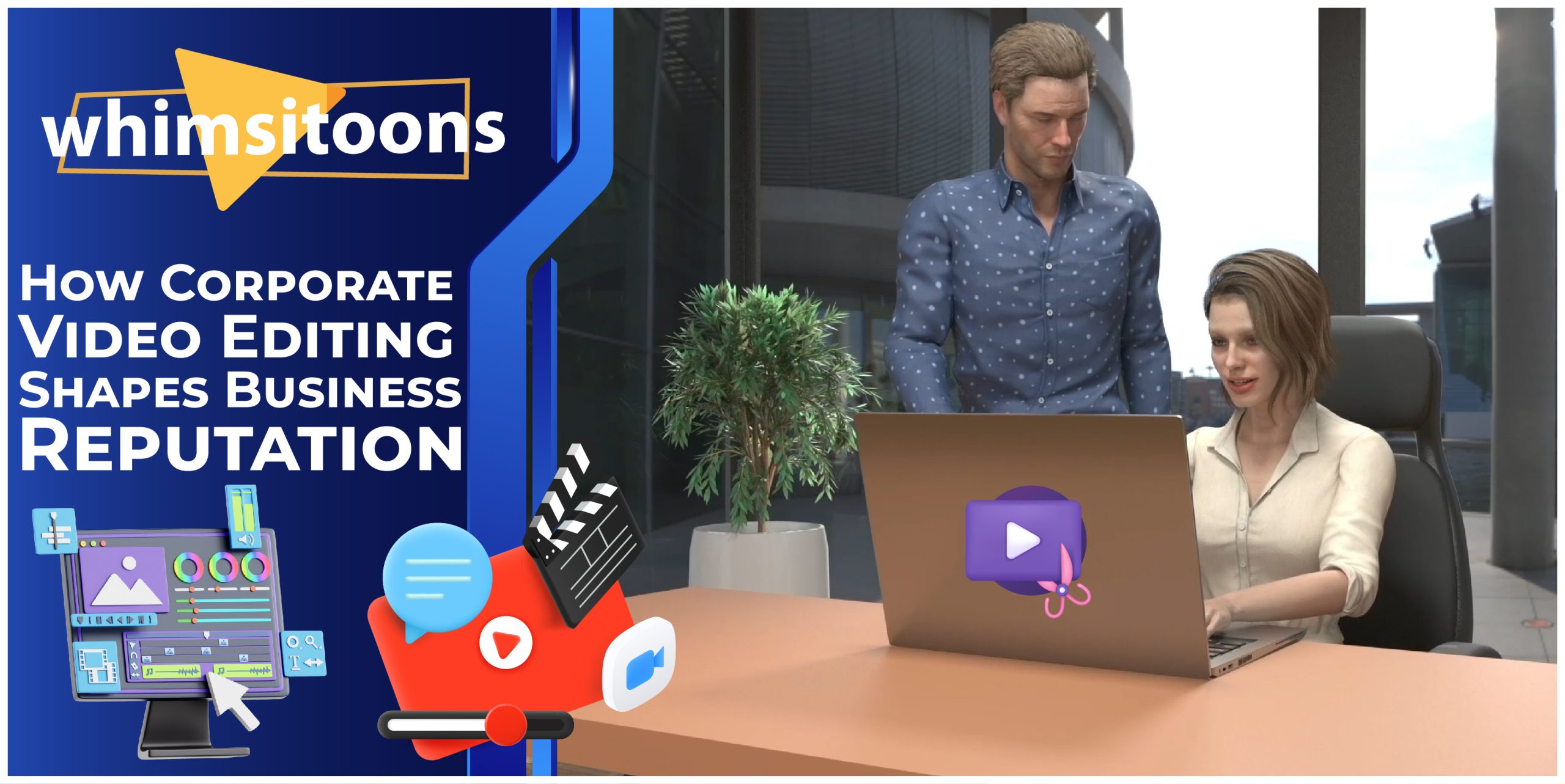 How Corporate Video Editing Shapes Business Reputation Image