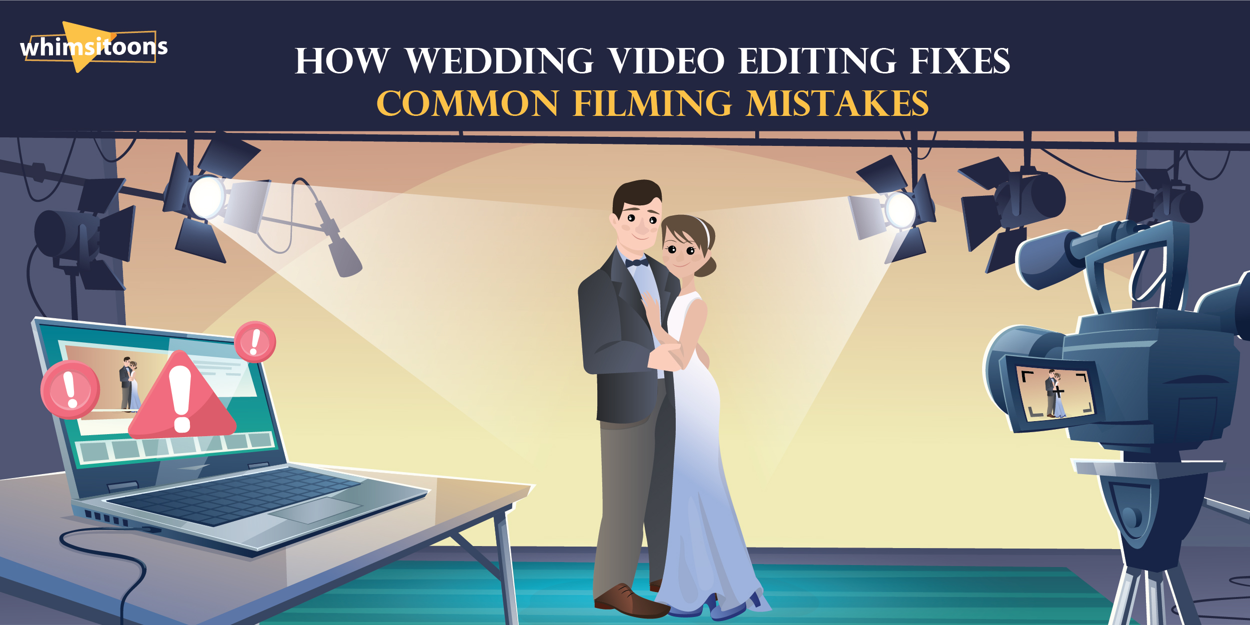 How Wedding Video Editing Fixes Common Filming Mistakes Image