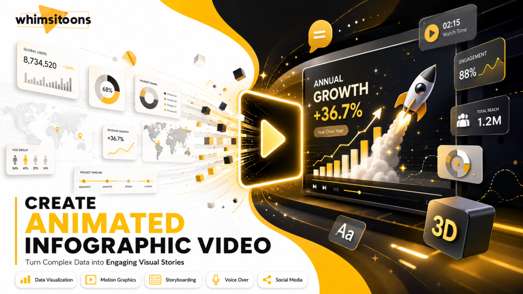 create animated infographic video
