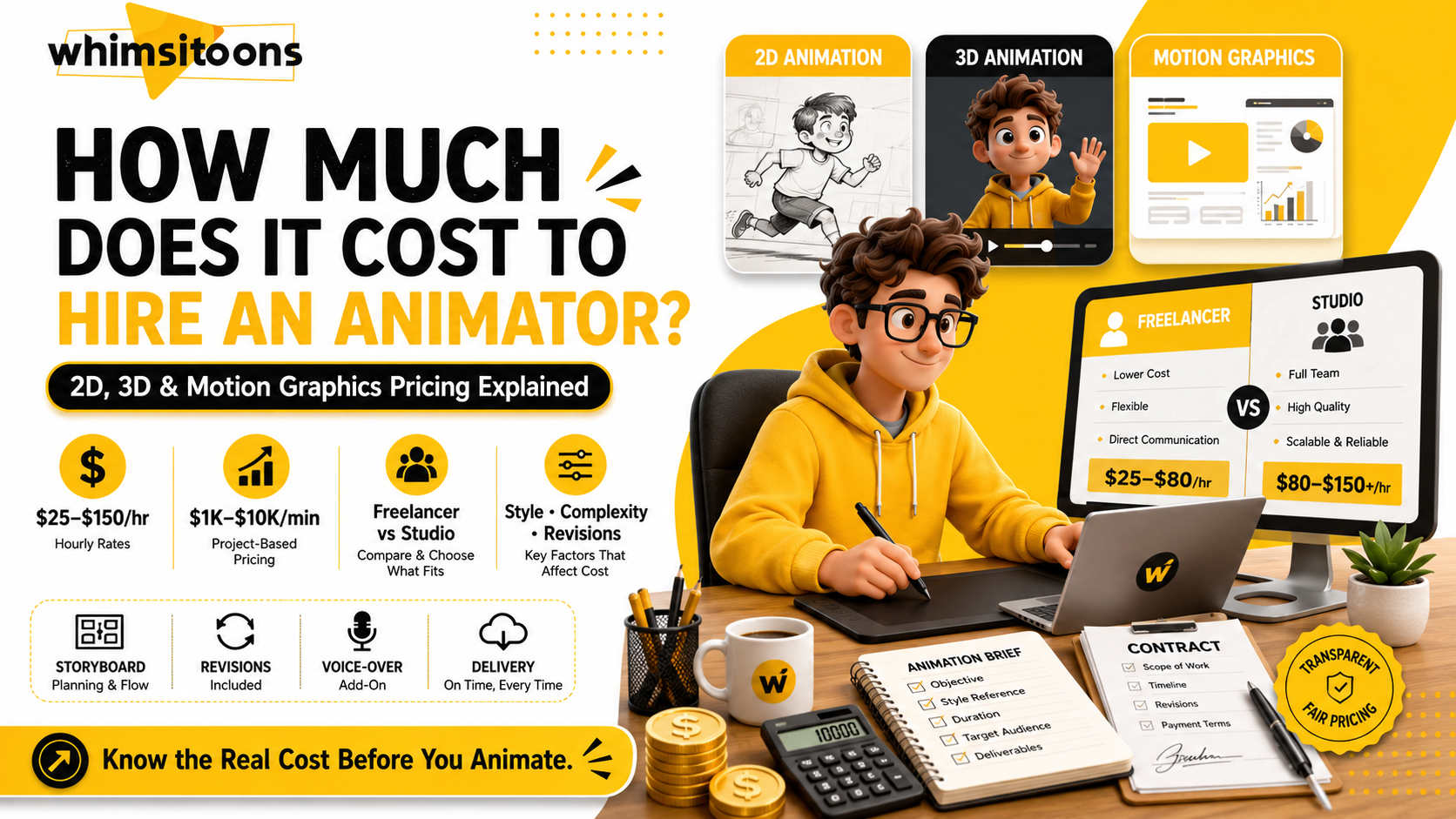 How Much Does It Cost to Hire an Animator Today Image
