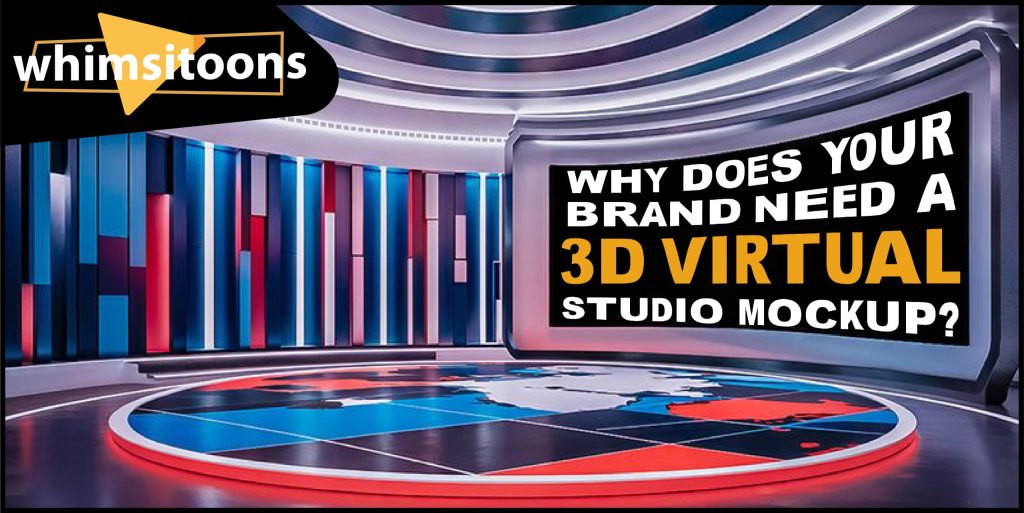 3D Virtual Studio Mockup