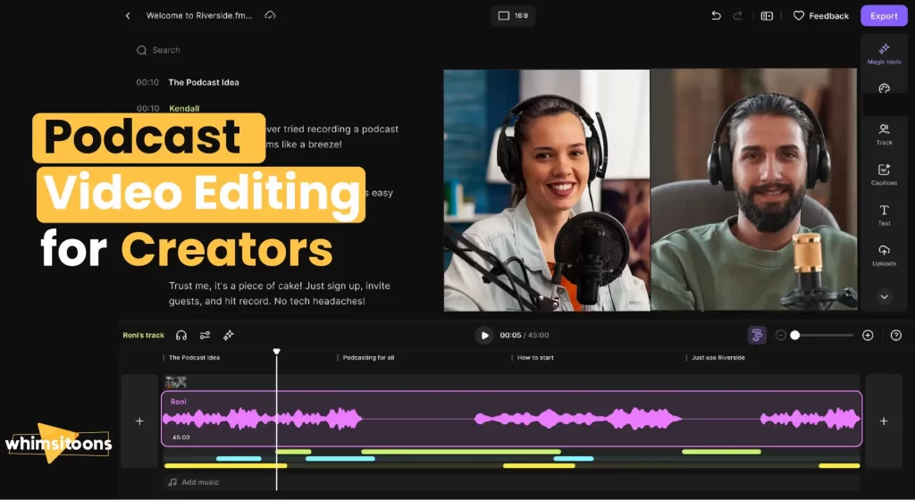 podcast video editing