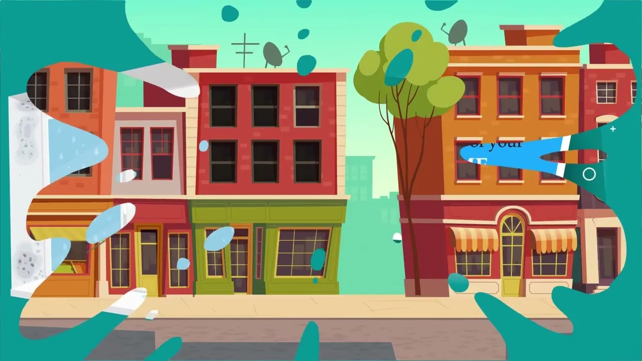 animated houses