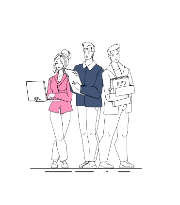 Creative team ready to shape your idea